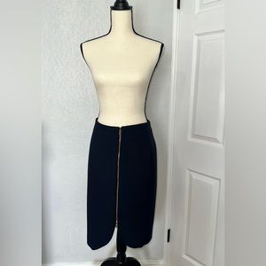 Navy Ann Taylor pencil skirt,size 4